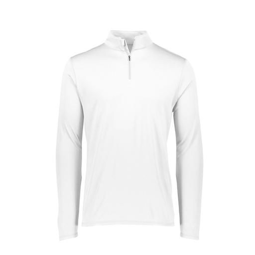 [FTLQFLWH-FAXS-LOGO2] Decker Women's Flex-Lite 1/4 Zip Shirt (Female Adult XS, White, Logo 2)